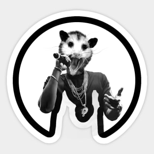 Possum Scream - Hip Hop Sticker